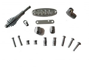 Chrome Fitting Kit For Bubble Corner Solid Fuel & Diesel Stove