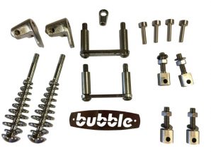 Chrome Fittings For Bubble 4B Pie Pod Stove Cooker