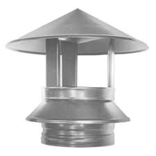 Rain Cap For Stainless Steel 4 Inch / 100 mm Twin Wall Flue