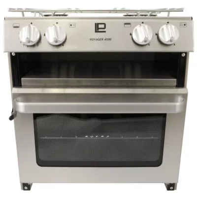 VOYAGER 4500 DELUXE LPG COOKER – STAINLESS STEEL